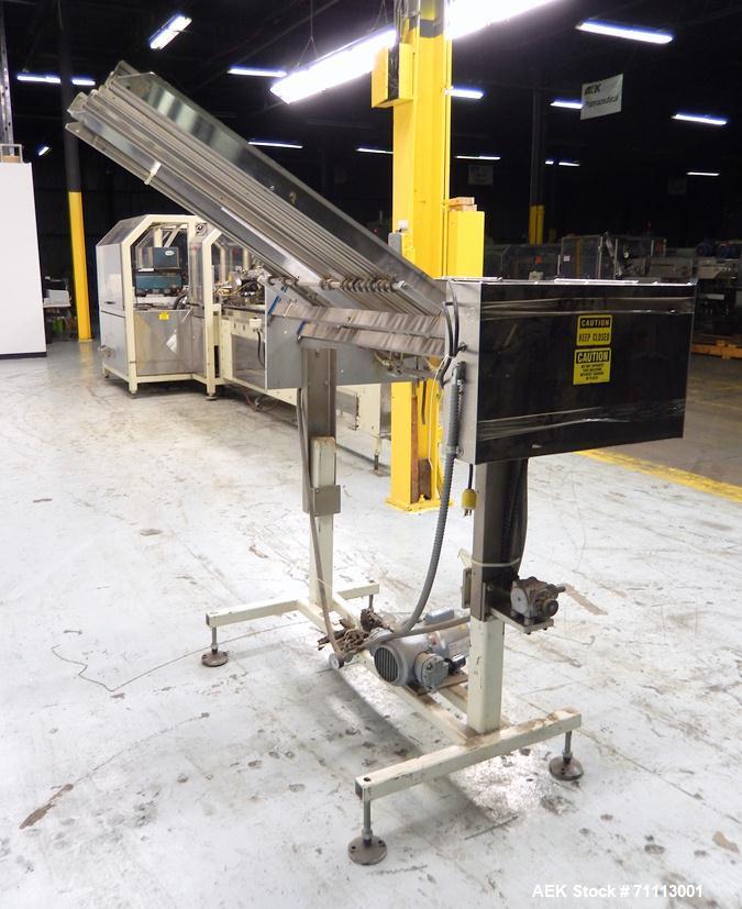 Used FMS Serpa Model 2100 MIAL Automatic Horizontal Glue Cartoner.