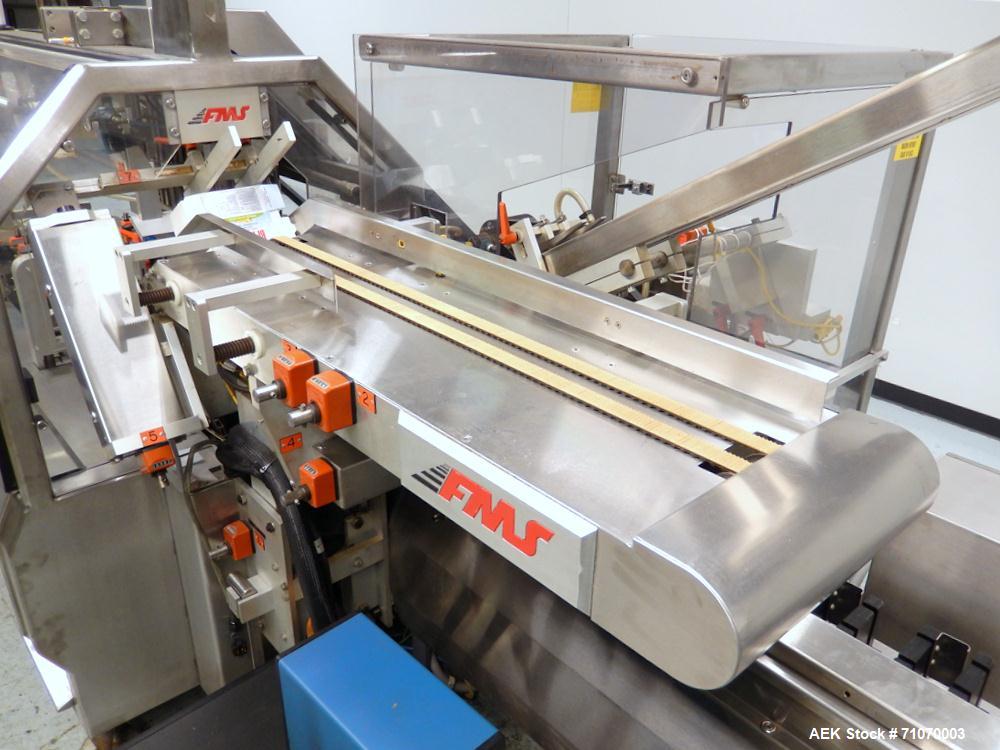Used FMS Serpa Model 5000CAL Continuous Motion Automatic Horizontal Glue Cart
