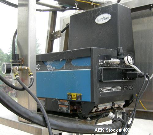 Used Kliklok Captain H Horizontal Automatic Cartoner, model HS-11198, stainless steel construction. Approximately over 150 cartons per minute, size range 2" to 7" long x 1 1/2" to 3" wide x 4" to 10"...