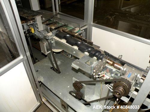 Used IMA/BFB Model A94 Automatic Continuous Motion Horizontal Cartoner. Capable of speeds up to 240 cpm. Has 6” centers for a carton size range: length 30 to 150mm, width 12 to 85mm, depth 55 to 210m...