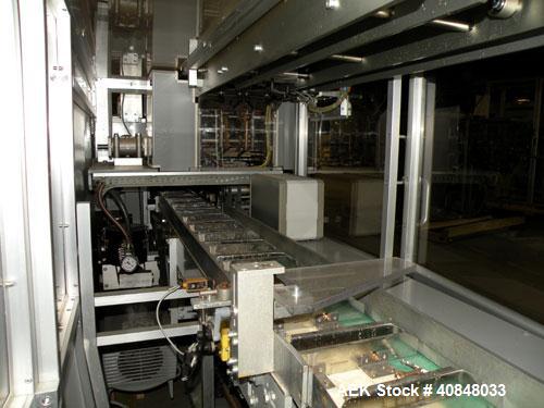 Used IMA/BFB Model A94 Automatic Continuous Motion Horizontal Cartoner. Capable of speeds up to 240 cpm. Has 6” centers for a carton size range: length 30 to 150mm, width 12 to 85mm, depth 55 to 210m...