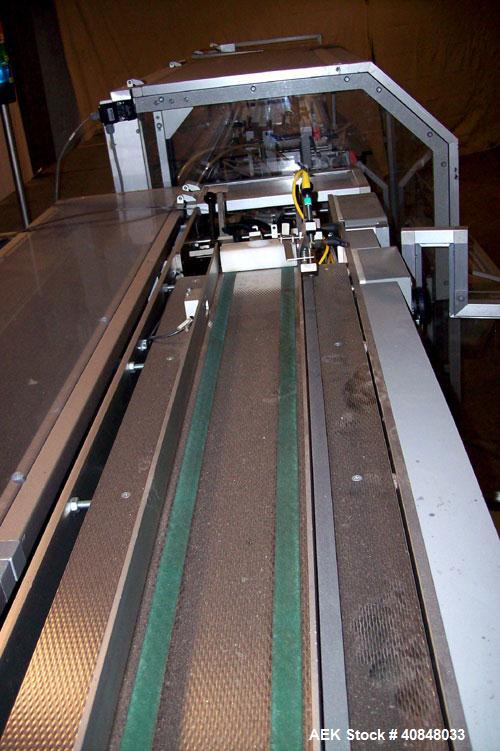 Used IMA/BFB Model A94 Automatic Continuous Motion Horizontal Cartoner. Capable of speeds up to 240 cpm. Has 6” centers for a carton size range: length 30 to 150mm, width 12 to 85mm, depth 55 to 210m...