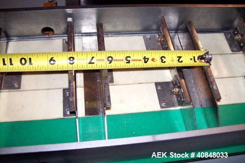 Used IMA/BFB Model A94 Automatic Continuous Motion Horizontal Cartoner. Capable of speeds up to 240 cpm. Has 6” centers for a carton size range: length 30 to 150mm, width 12 to 85mm, depth 55 to 210m...