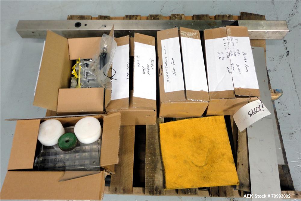 Used IWKA Model CP150 Automatic Horizontal Tube Cartoner. Capable of speeds up to 150 cartons per minute. Carton size: (Length) 20mm-90mm, (Width) 15mm-60mm, (Depth) 55mm-180mm. Set up for Reverse tu...
