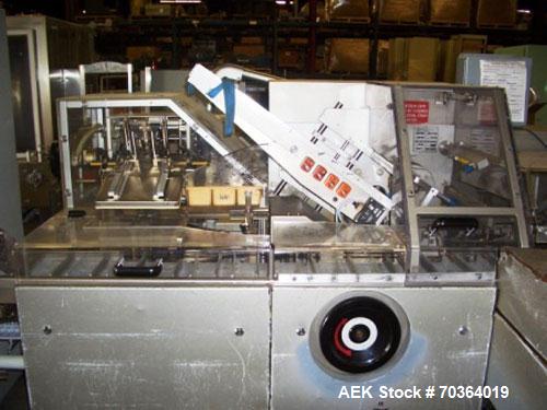 Used Used: IWKA CPR Cartoner.Speed up to 200 cartons per minute depending on product characteristics. Fitted with GUK type FA21/4 Cartonac 81 leaflet folder / inserter and Argus Leatus bar code reade...