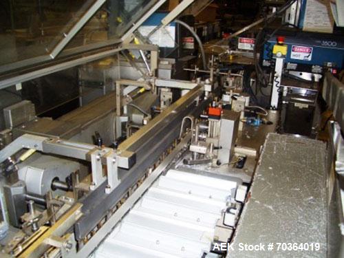 Used Used: IWKA CPR Cartoner.Speed up to 200 cartons per minute depending on product characteristics. Fitted with GUK type FA21/4 Cartonac 81 leaflet folder / inserter and Argus Leatus bar code reade...