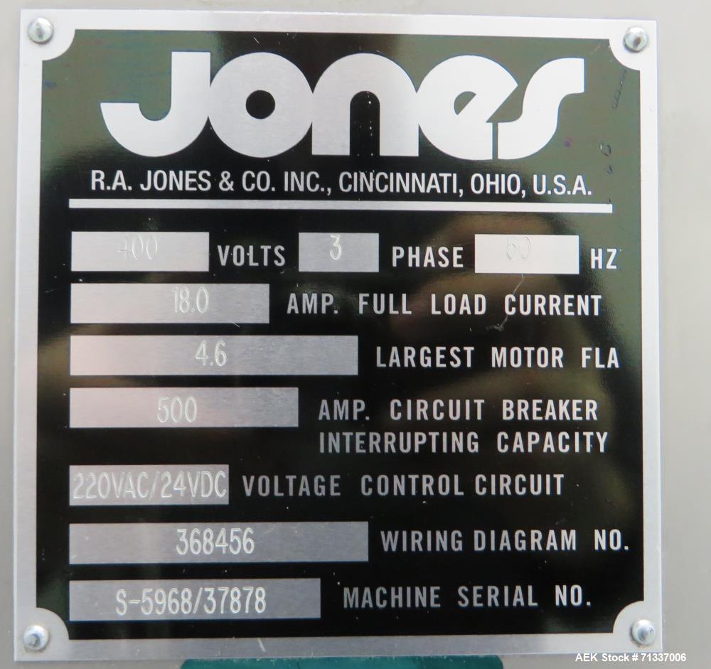 Used IWKA (Jones) Model SC4 Automatic Horizontal Cartoner