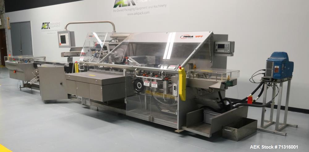 Used IWKA Model SC6 "Cartopac" Automatic Horizontal Glue Cartoner