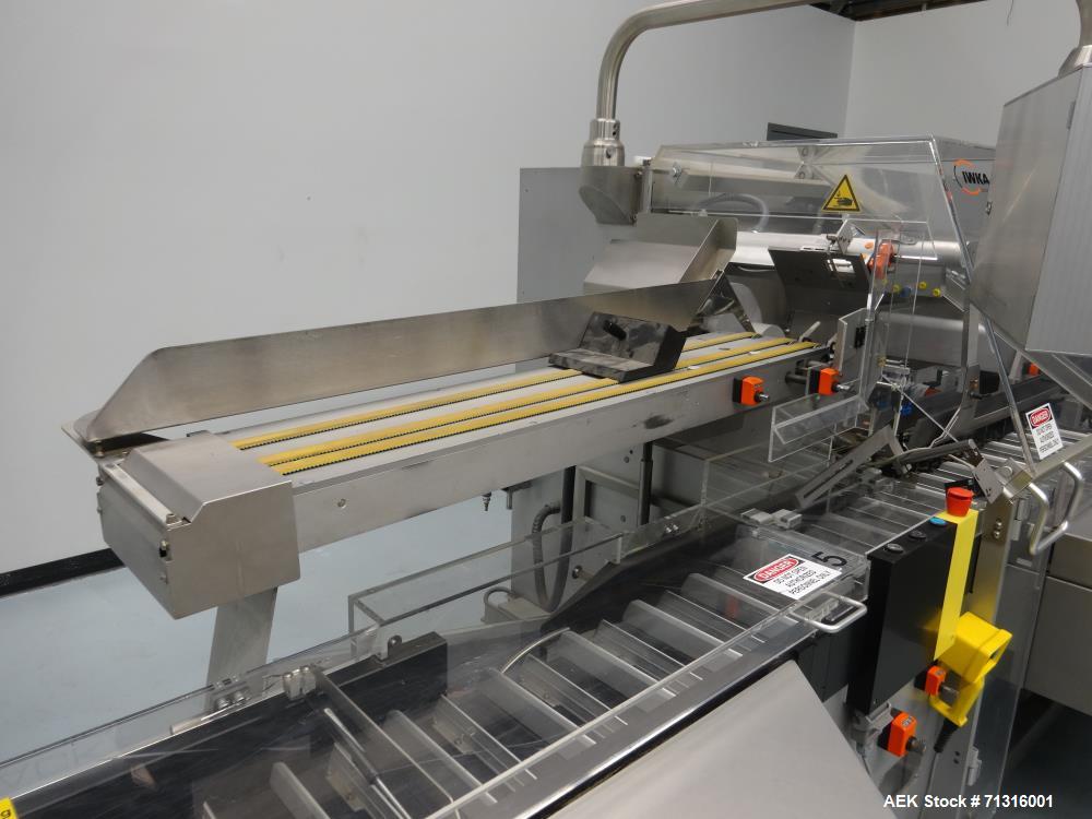 Used IWKA Model SC6 "Cartopac" Automatic Horizontal Glue Cartoner