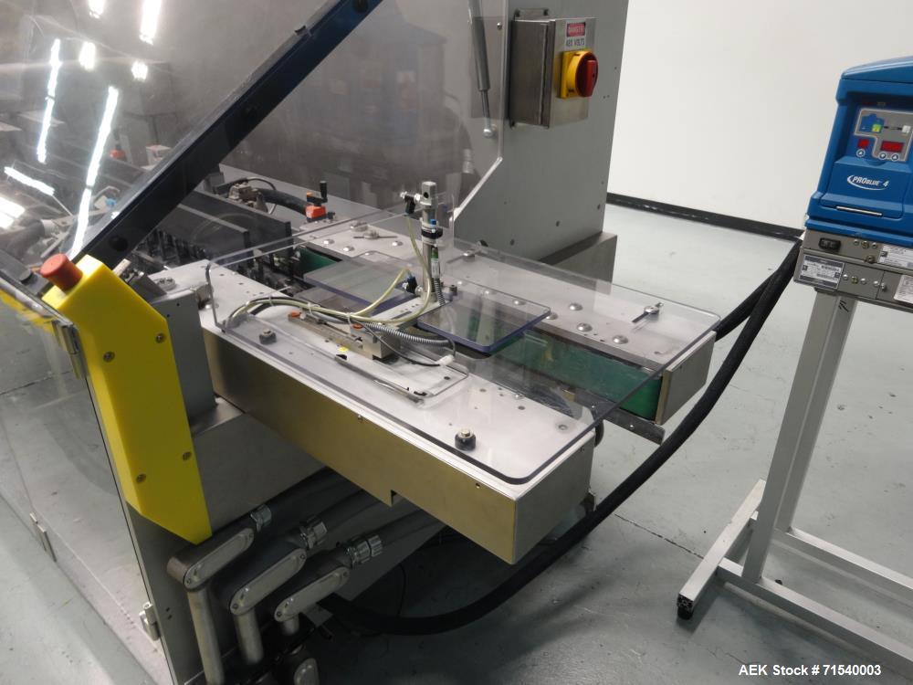 Used IWKA SI 6 Horizontal Glue Cartoner for Pouches or Blow Fill Seal Products