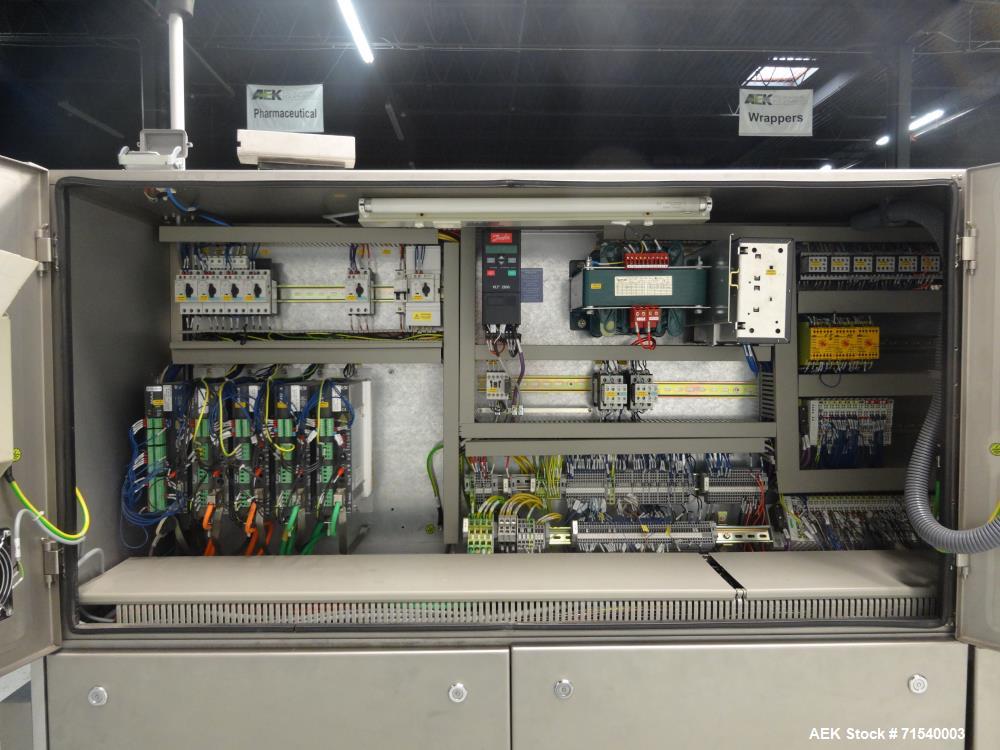 Used IWKA SI 6 Horizontal Glue Cartoner for Pouches or Blow Fill Seal Products