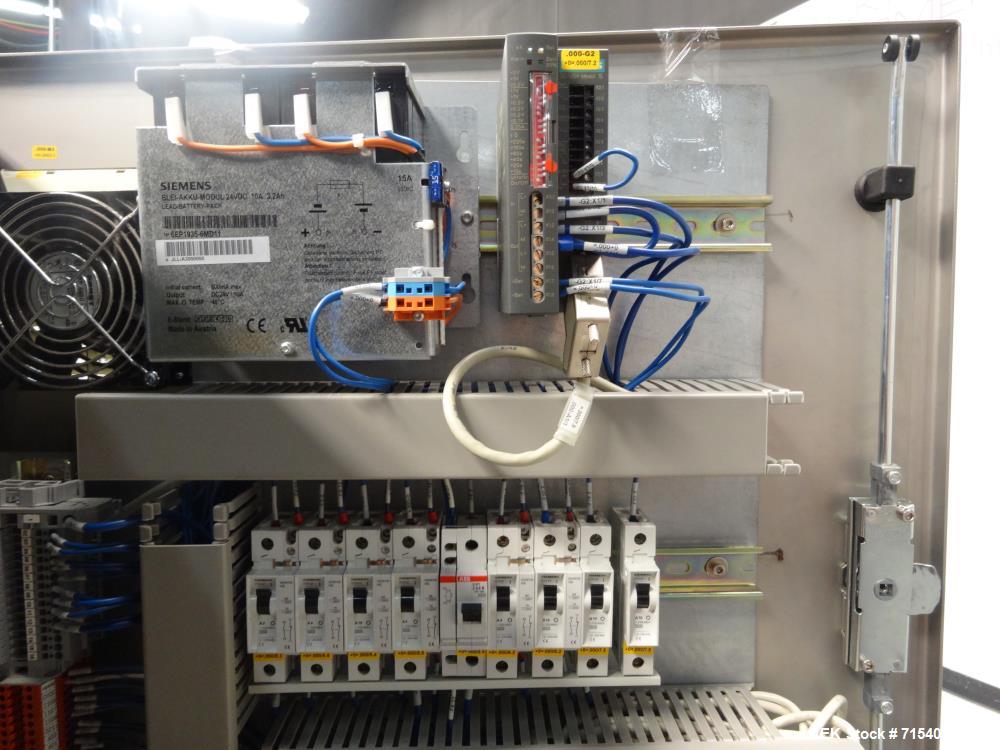 Used IWKA SI 6 Horizontal Glue Cartoner for Pouches or Blow Fill Seal Products