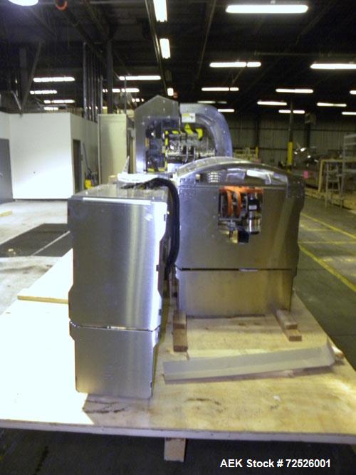 Used Jones Criterion 2000 (IM-C2K) Automatic Intermittent Motion Horizontal Cartoner. Capable of speeds from 20 to 66 cartons per minute. Reverse Tuck flap closures   Has 6" centers for a carton size...
