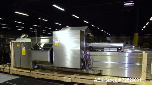 Used Jones Criterion 2000 (IM-C2K) Automatic Intermittent Motion Horizontal Cartoner. Capable of speeds from 20 to 66 cartons per minute. Reverse Tuck flap closures   Has 6" centers for a carton size...