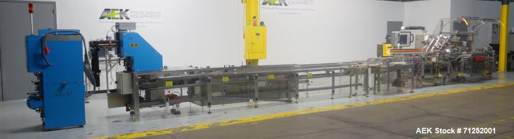 Used Jones Model Legacy Automatic Bottle Load Horizontal Glue Pharmaceutical Ca