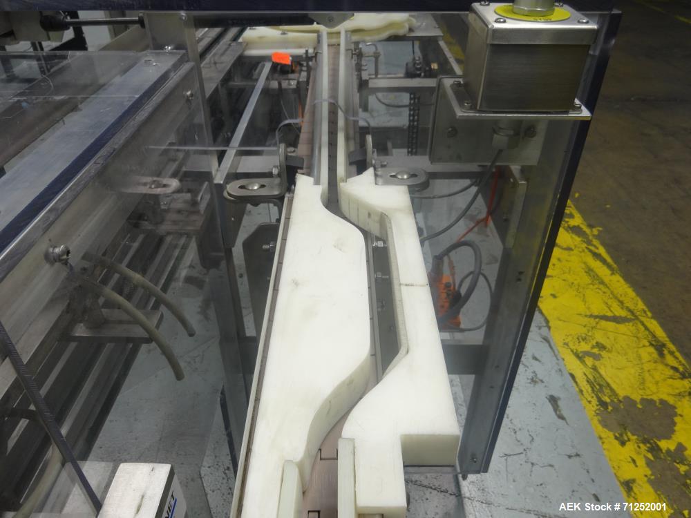 Used Jones Model Legacy Automatic Bottle Load Horizontal Glue Pharmaceutical Ca