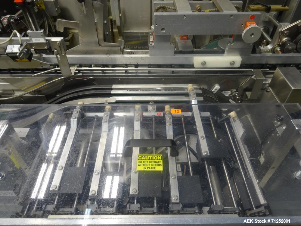 Used Jones Model Legacy Automatic Bottle Load Horizontal Glue Pharmaceutical Ca