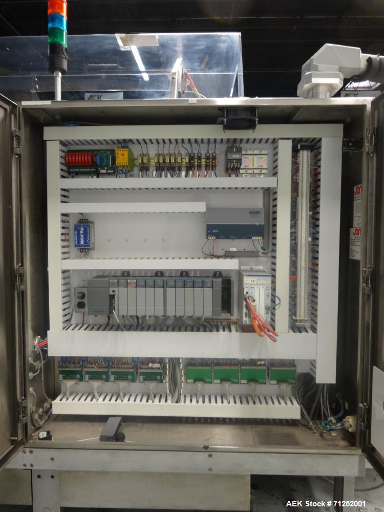 Used Jones Model Legacy Automatic Bottle Load Horizontal Glue Pharmaceutical Ca