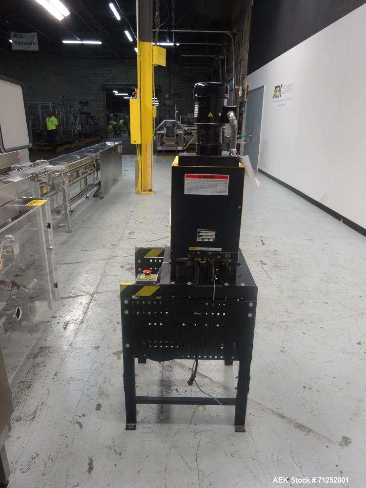 Used Jones Model Legacy Automatic Bottle Load Horizontal Glue Pharmaceutical Ca