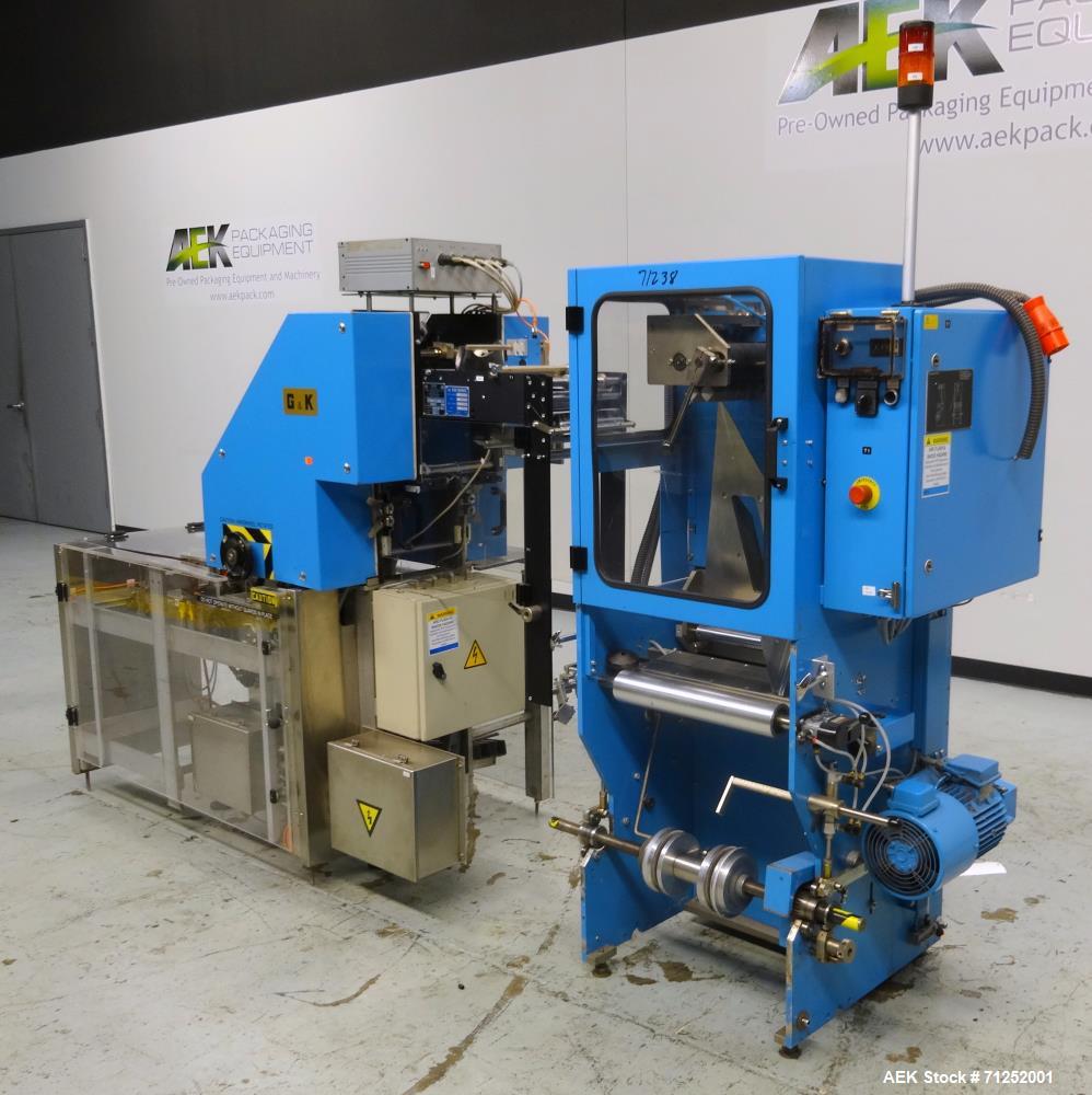 Used Jones Model Legacy Automatic Bottle Load Horizontal Glue Pharmaceutical Ca