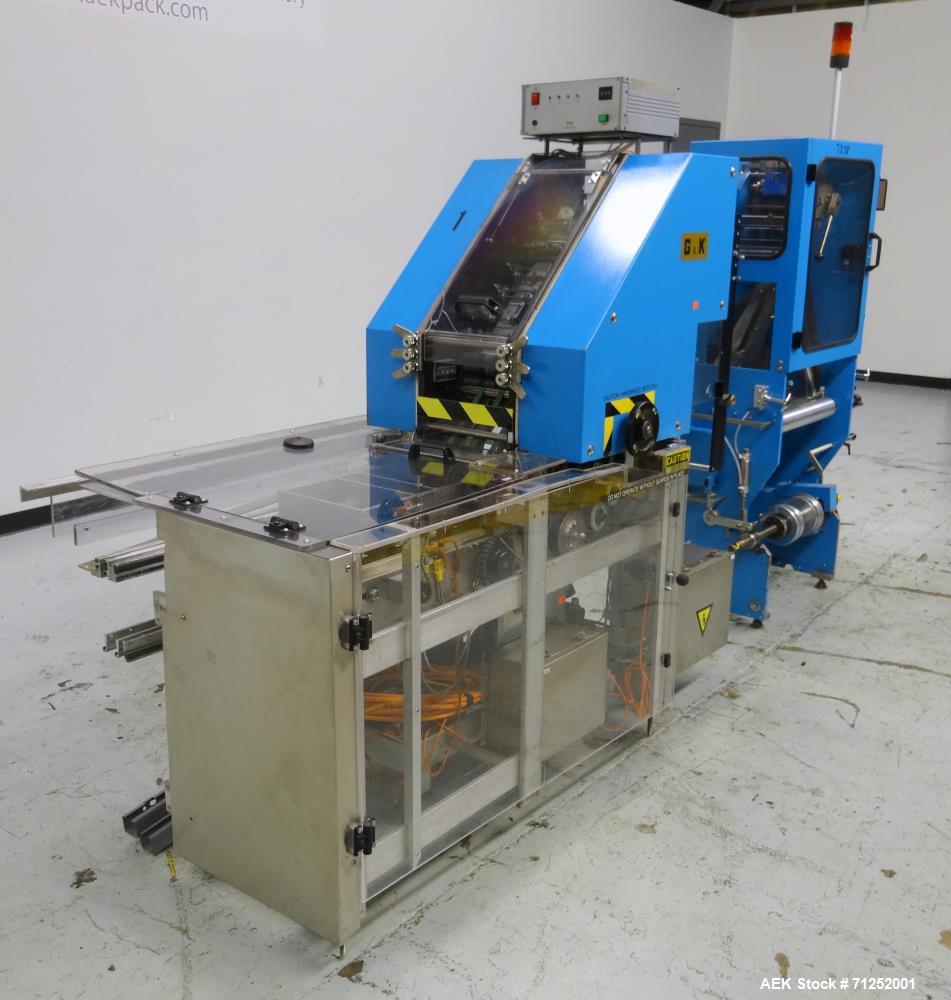 Used Jones Model Legacy Automatic Bottle Load Horizontal Glue Pharmaceutical Ca