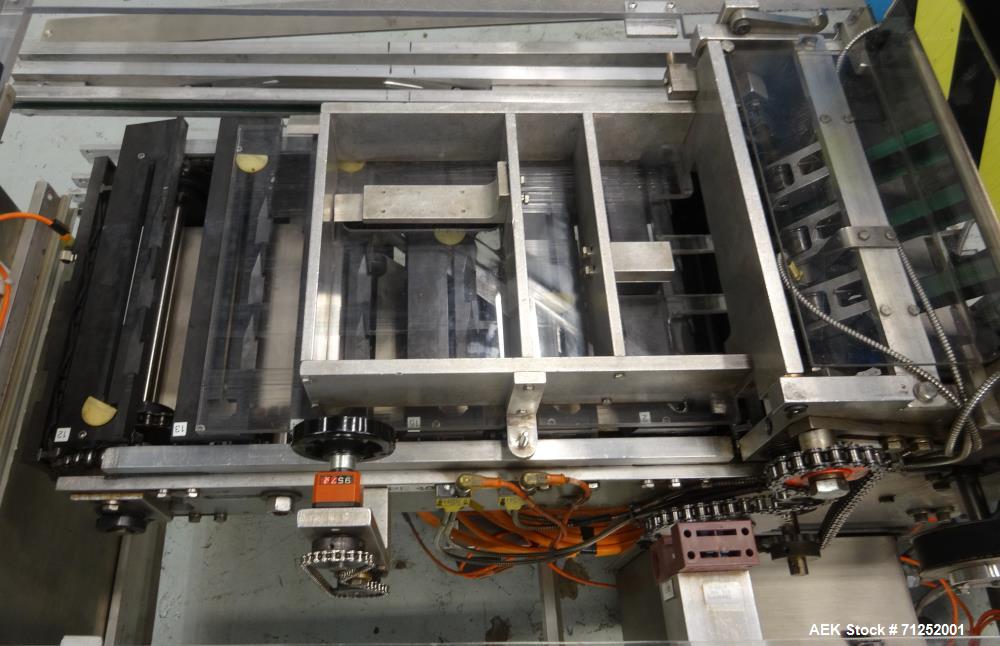 Used Jones Model Legacy Automatic Bottle Load Horizontal Glue Pharmaceutical Ca