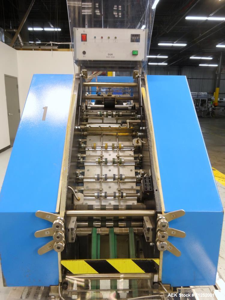 Used Jones Model Legacy Automatic Bottle Load Horizontal Glue Pharmaceutical Ca