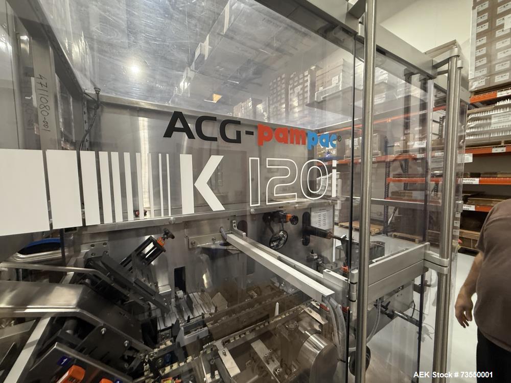 Used ACG Pam-Pac Automatic Horizontal Cartoner – Model K120i, 120 Cartons/Min