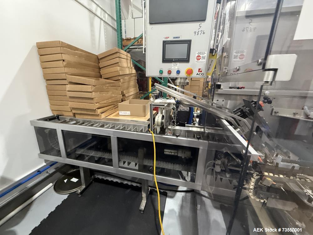 Used ACG Pam-Pac Automatic Horizontal Cartoner – Model K120i, 120 Cartons/Min