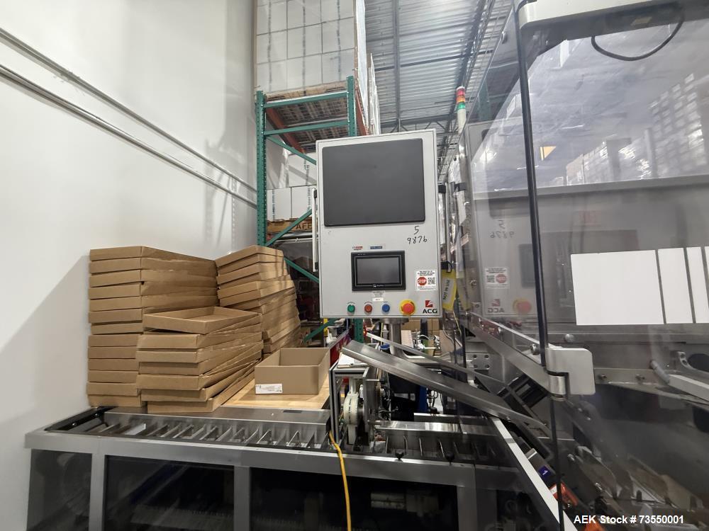 Used ACG Pam-Pac Automatic Horizontal Cartoner – Model K120i, 120 Cartons/Min