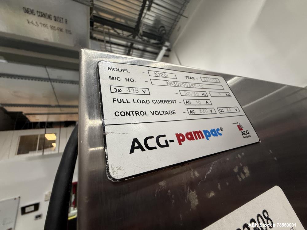 Used ACG Pam-Pac Automatic Horizontal Cartoner – Model K120i, 120 Cartons/Min