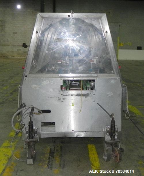 Used Kliklok (Woodman) Model SFR Automatic Horizontal Cartoner. Capable of speeds from 30 to 120 cartons per minute. Unit set on 15" centers for a carton size range: length 2.16" to 12.5" 55mm-318mm,...
