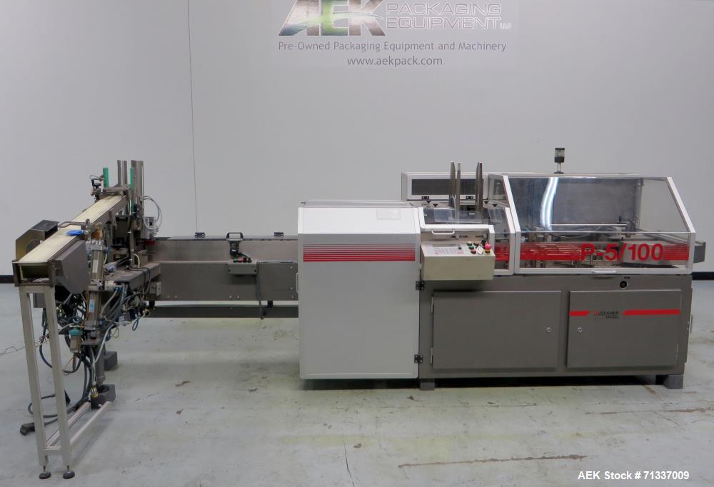 Used Klockner Model P-5/100 Automatic Horizontal Blister Pack Cartoner