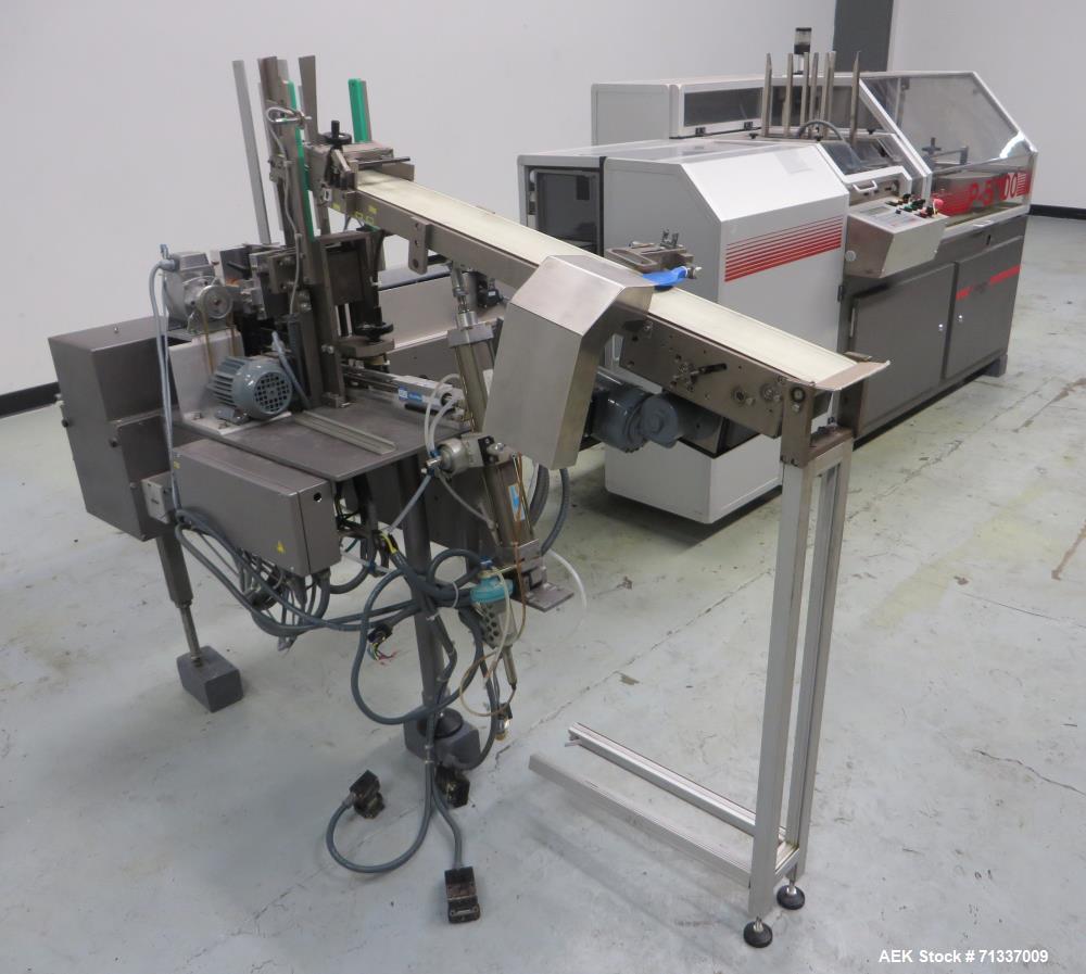 Used Klockner Model P-5/100 Automatic Horizontal Blister Pack Cartoner
