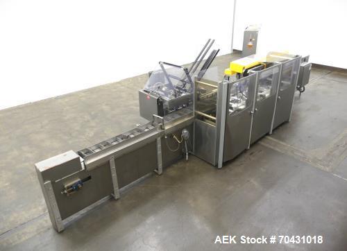 Used Langen B1-OL Horizontal Glue Cartoner – 120 CPM, 12" Centers, Glue System