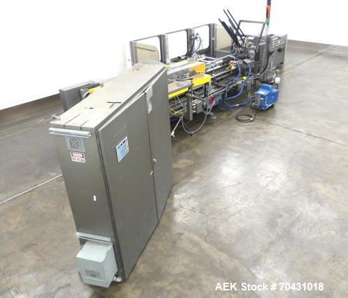 Used Langen B1-OL Horizontal Glue Cartoner – 120 CPM, 12" Centers, Glue System