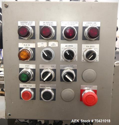 Used Langen B1-OL Horizontal Glue Cartoner – 120 CPM, 12" Centers, Glue System