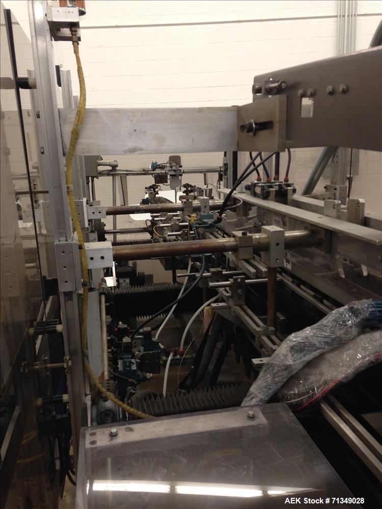 Used Langen B1-AL Automatic Horizontal Cartoner 6" Centers Hot Melt