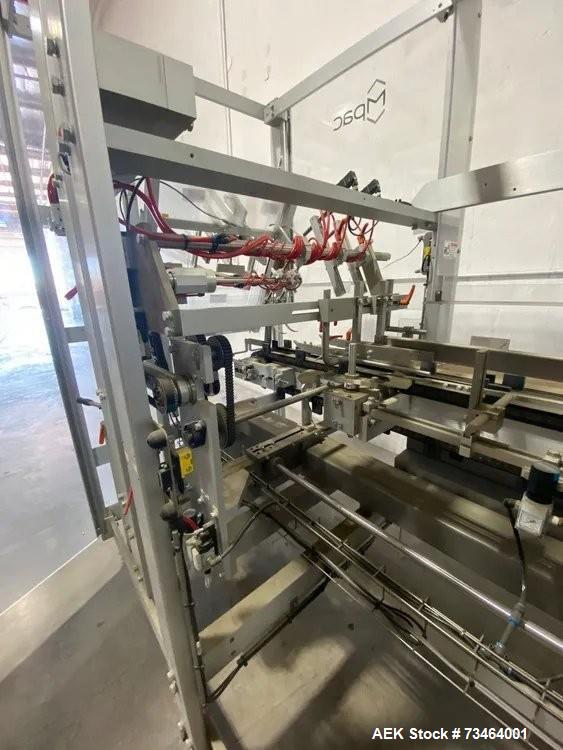 Used Langen B1M Horizontal Glue Cartoner – Up to 120 CPM, Nordson ProBlue 7 Hot Melt System