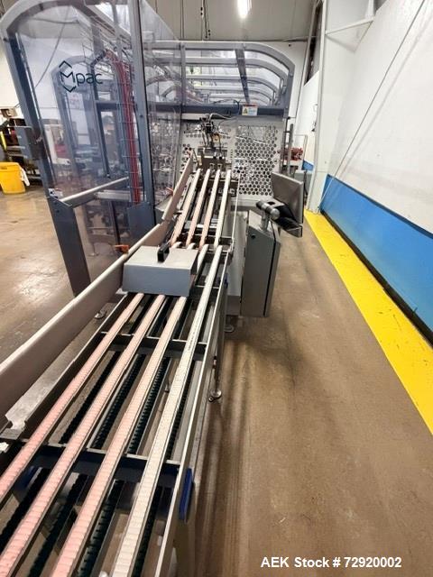 Used M-Pac Langen Maestro-I Automatic Horizontal Glue Cartoner with LSP Pouch Loader – Up to 300 Cartons Per Minute