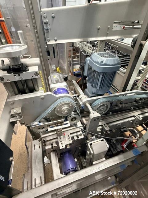 Used M-Pac Langen Maestro-I Automatic Horizontal Glue Cartoner with LSP Pouch Loader – Up to 300 Cartons Per Minute