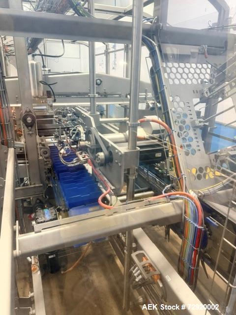 Used M-Pac Langen Maestro-I Automatic Horizontal Glue Cartoner with LSP Pouch Loader – Up to 300 Cartons Per Minute