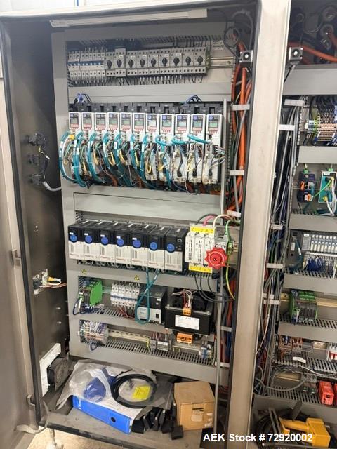 Used M-Pac Langen Maestro-I Automatic Horizontal Glue Cartoner with LSP Pouch Loader – Up to 300 Cartons Per Minute