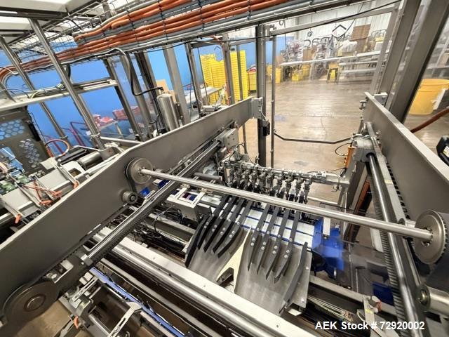 Used M-Pac Langen Maestro-I Automatic Horizontal Glue Cartoner with LSP Pouch Loader – Up to 300 Cartons Per Minute