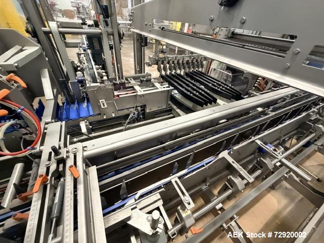 Used M-Pac Langen Maestro-I Automatic Horizontal Glue Cartoner with LSP Pouch Loader – Up to 300 Cartons Per Minute