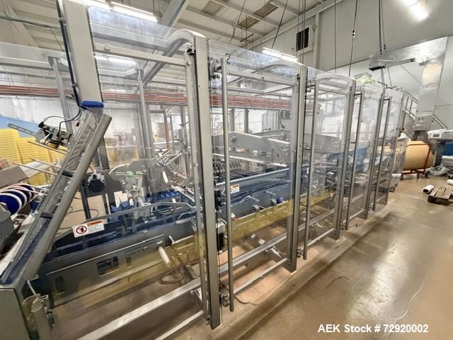 Used M-Pac Langen Maestro-I Automatic Horizontal Glue Cartoner with LSP Pouch Loader – Up to 300 Cartons Per Minute