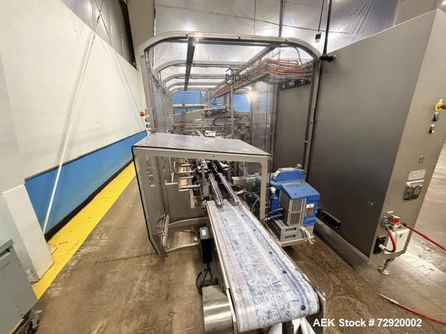 Used M-Pac Langen Maestro-I Automatic Horizontal Glue Cartoner with LSP Pouch Loader – Up to 300 Cartons Per Minute
