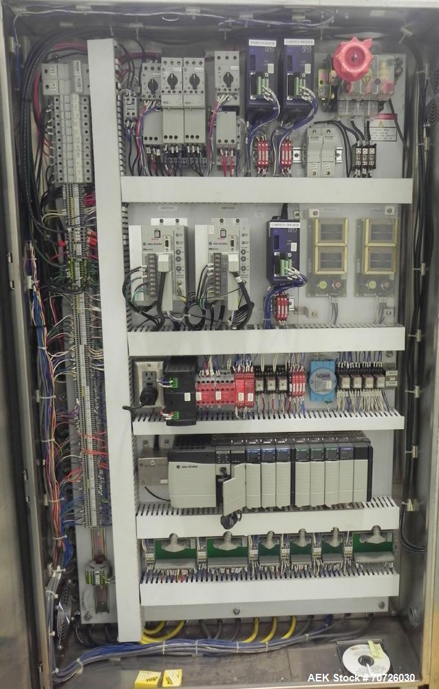 Used MGS Eclipse Servo Driven Horizontal Intermittent Motion Cartoner capable of speeds up to 90 cartons per minute. This machine is in excellent condition and has been lightly used. Application list...