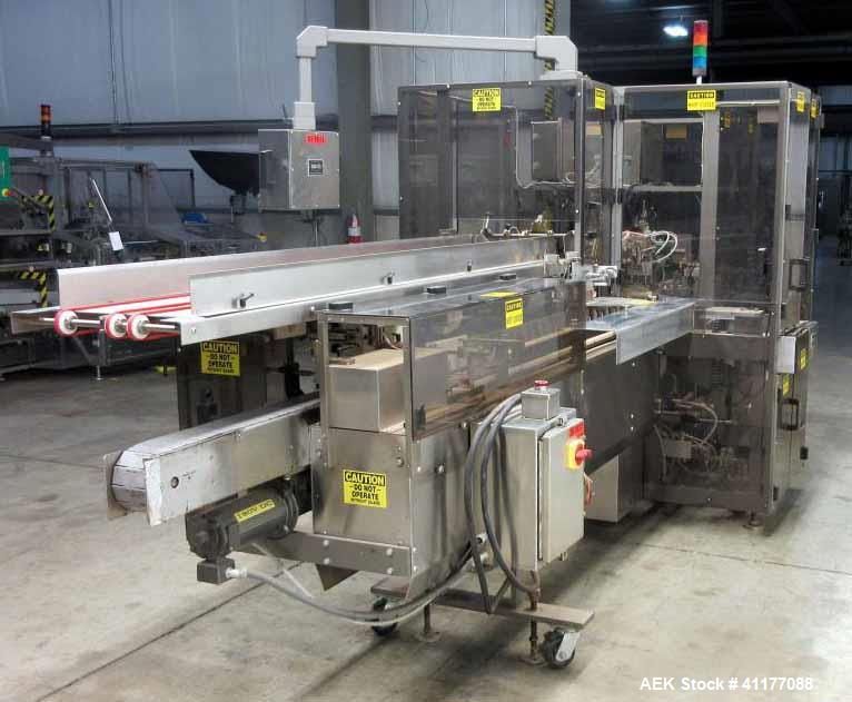 Used- MGS HIS-600 Bottle Automatic Cartoner