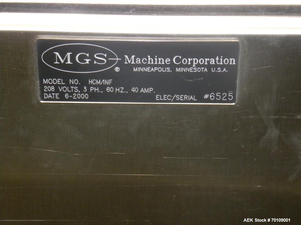 Used MGS Pharma Wallet Solid Dosage Packaging Line